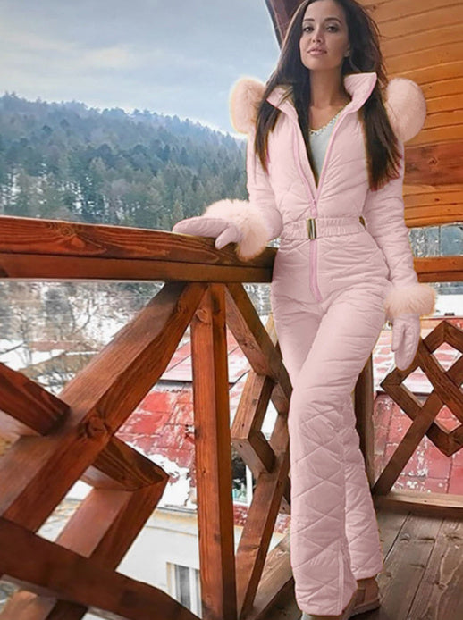 Luxury Ski Suit Sensation High-End Fashion Online - Pink1 / M