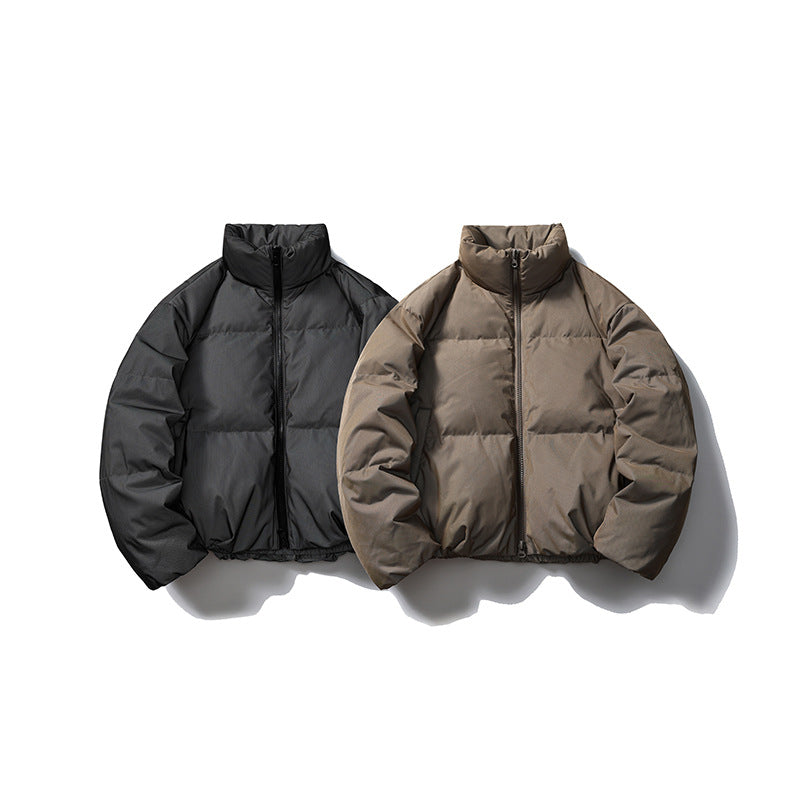 Mechanical Style Winter Down Jacket Women’s White Duck Down Thickened Reflective Coat