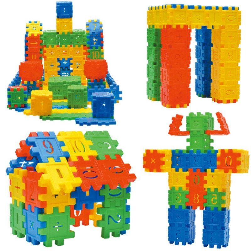 110pcs Set DIY Lepin Building Blocks Baby Boys And Girls 3D Blocks Funny Educational Mosaic Toys For Children Kids