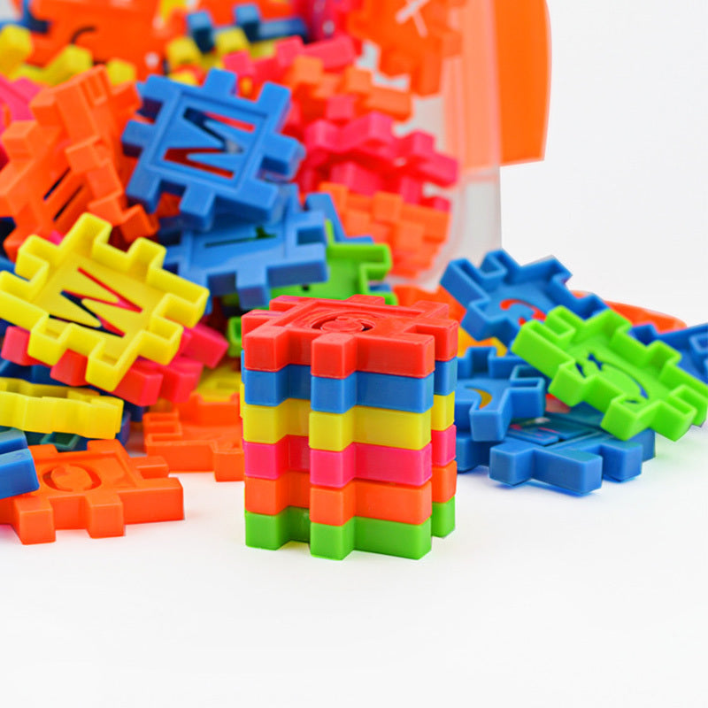 110pcs Set DIY Lepin Building Blocks Baby Boys And Girls 3D Blocks Funny Educational Mosaic Toys For Children Kids
