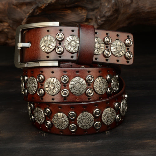 Men And Women Can Rivet Neutral Waistband Individually - Coffee / 105cm