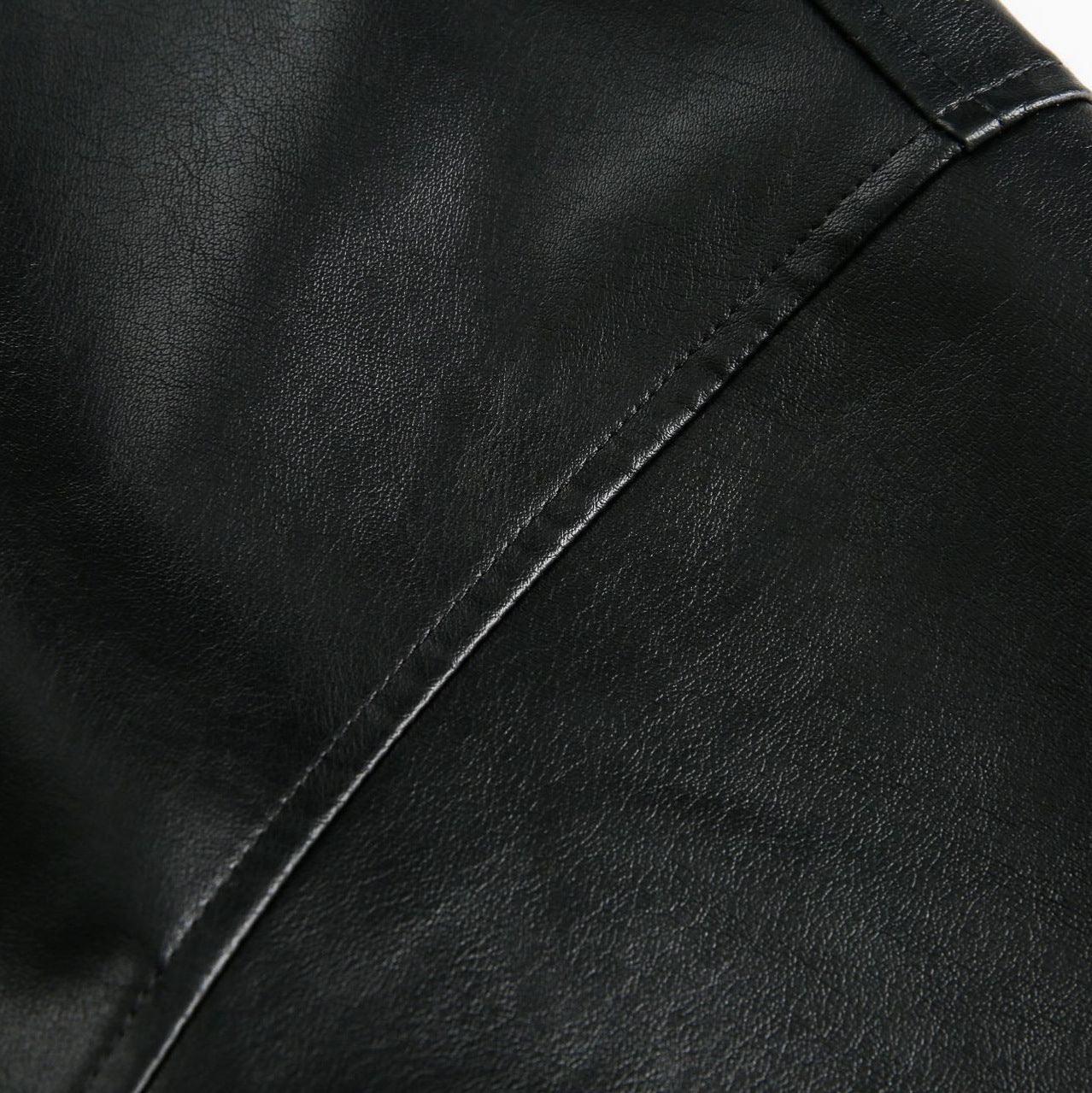 Men’s American-style Retro Simple Hooded Leather Coat Jacket