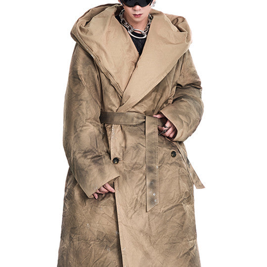 Men’s Autumn And Winter Dirty Thicken Cotton Clothes Coat