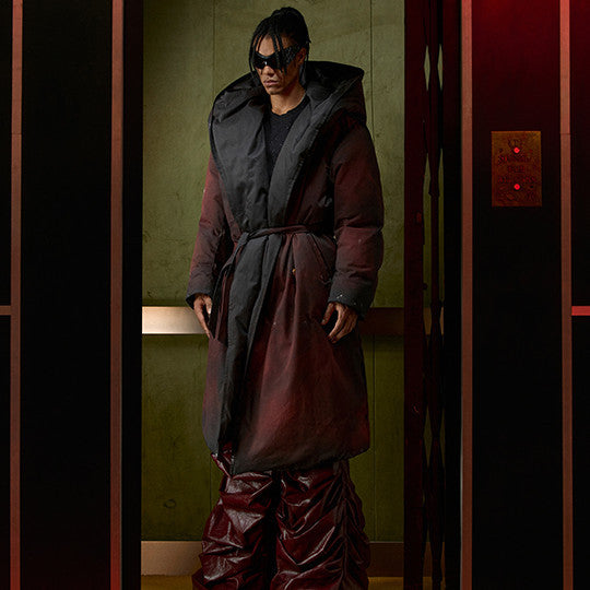 Men’s Autumn And Winter Dirty Thicken Cotton Clothes Coat - BLACK / S
