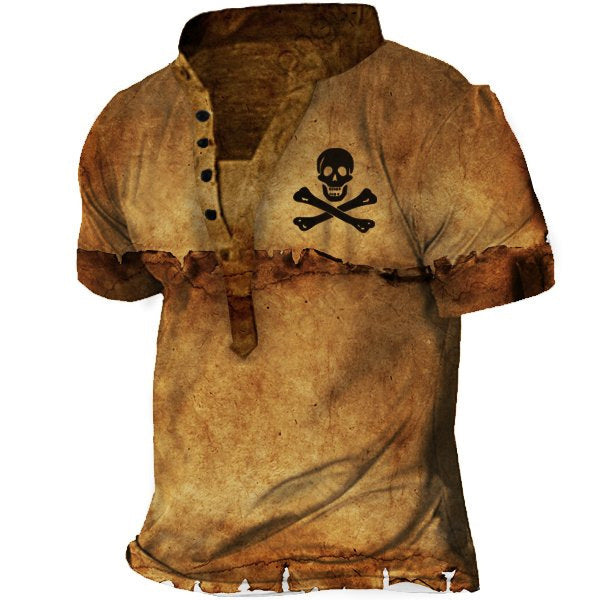 Men’s Casual Round Neck Long Sleeve Printing - DT10PL1432 / S