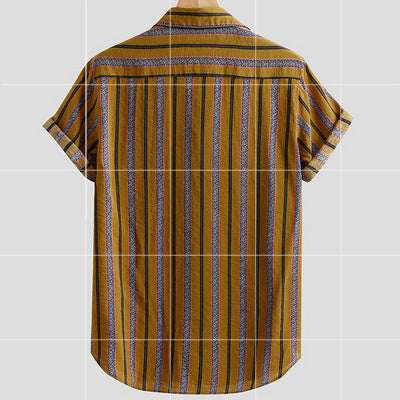 Men’s Casual Thin Short-sleeved Shirt