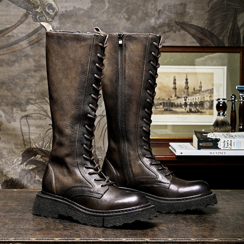 Men’s Fashion Vintage Leather Martin Boots