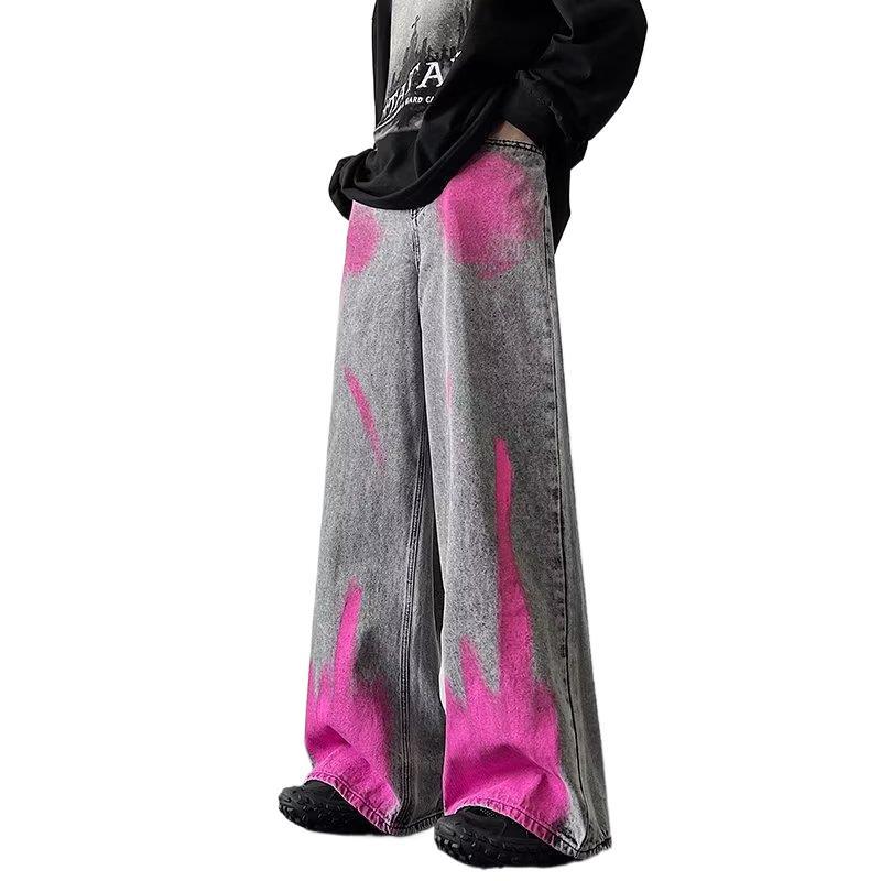 Men’s Fried Street Graffiti Jeans