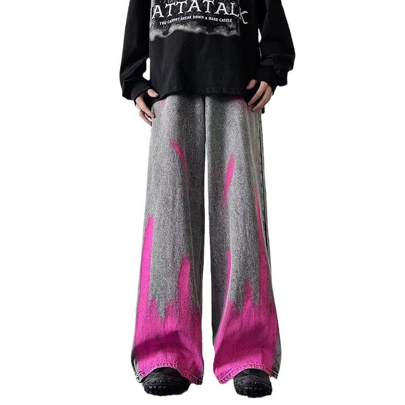 Men’s Fried Street Graffiti Jeans