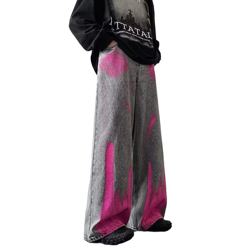 Men’s Fried Street Graffiti Jeans