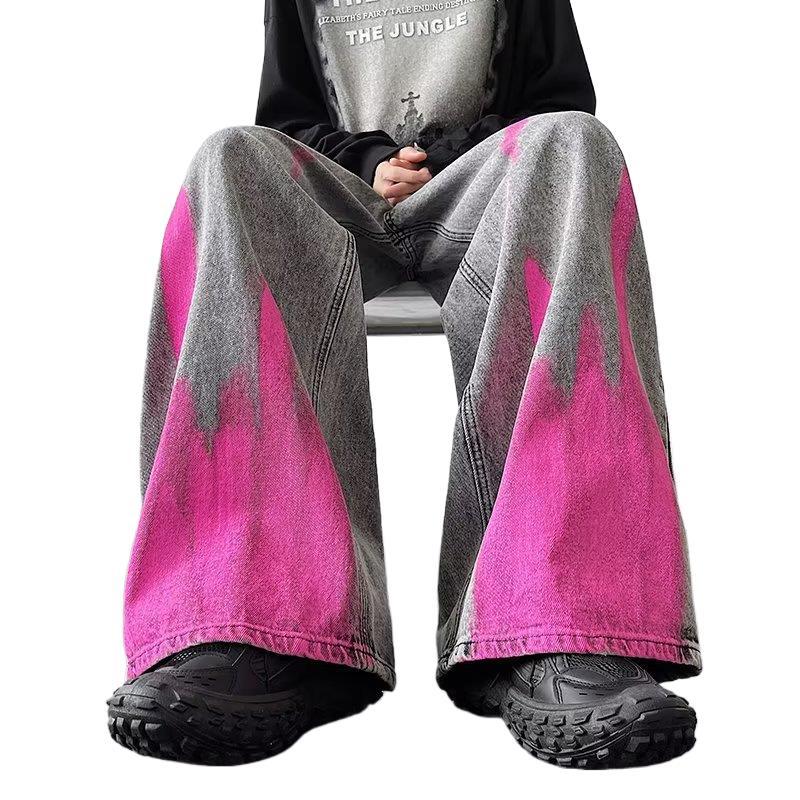 Men’s Fried Street Graffiti Jeans