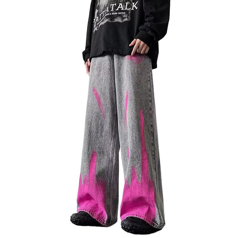 Men’s Fried Street Graffiti Jeans