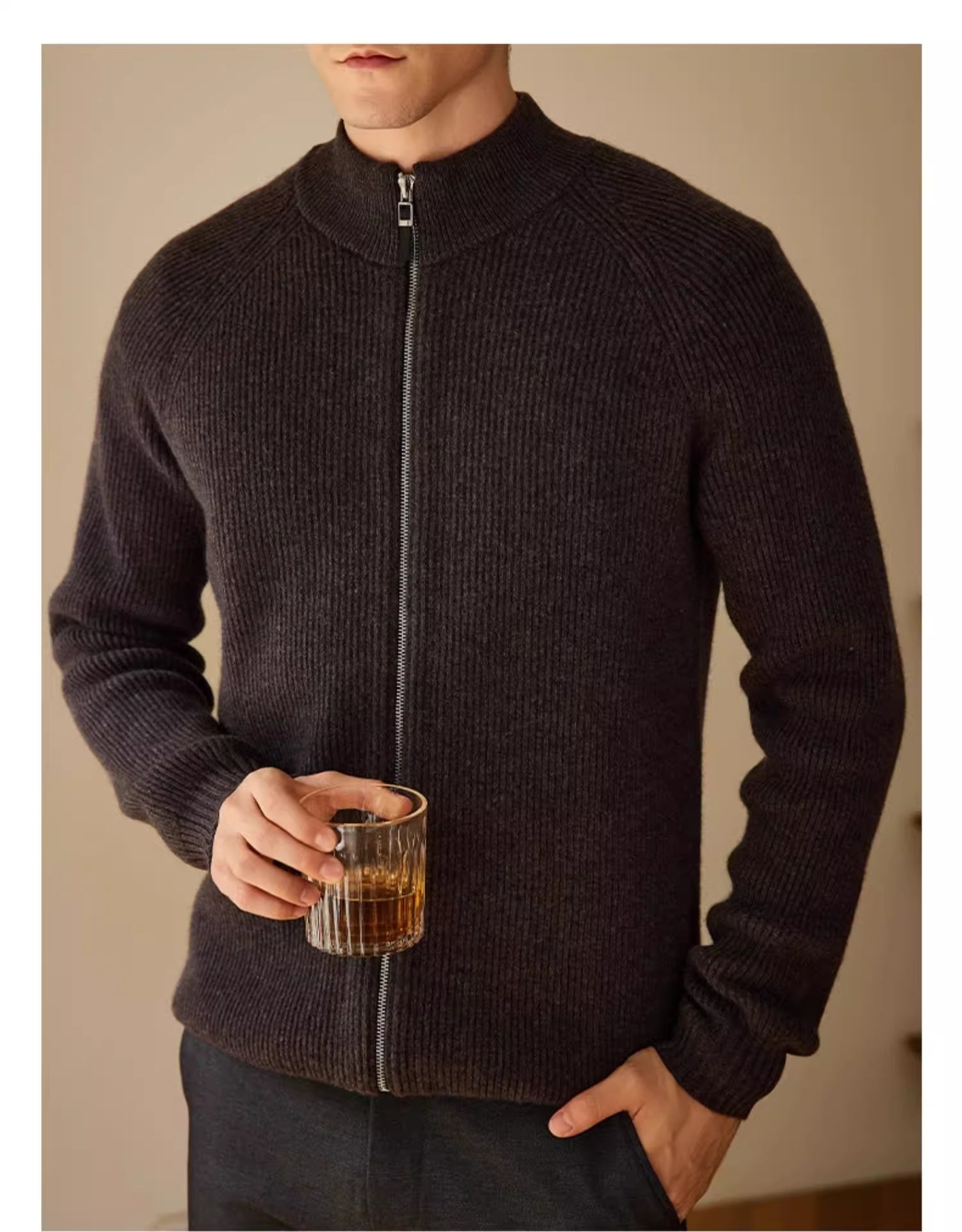 Men’s High-end Leisure Warm Sweater