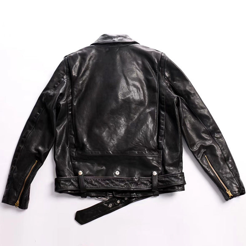 Men’s Horse Leather Motorcycle Riding Motorcycle Clothing