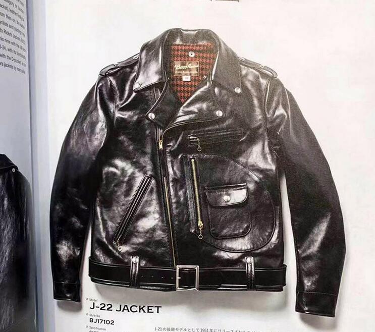 Men’s Horse Leather Motorcycle Riding Motorcycle Clothing