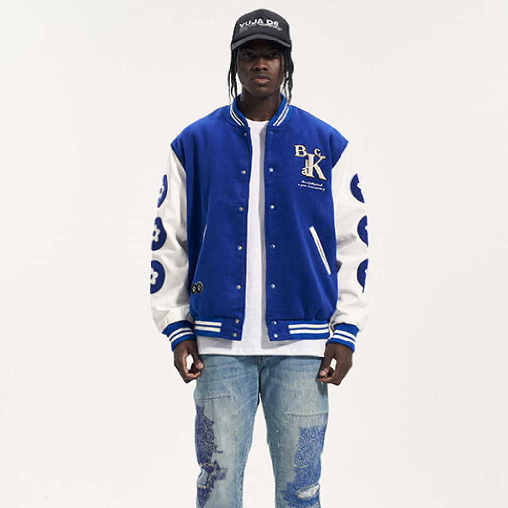 Men’s Loose Baseball Jacket High Street Coat