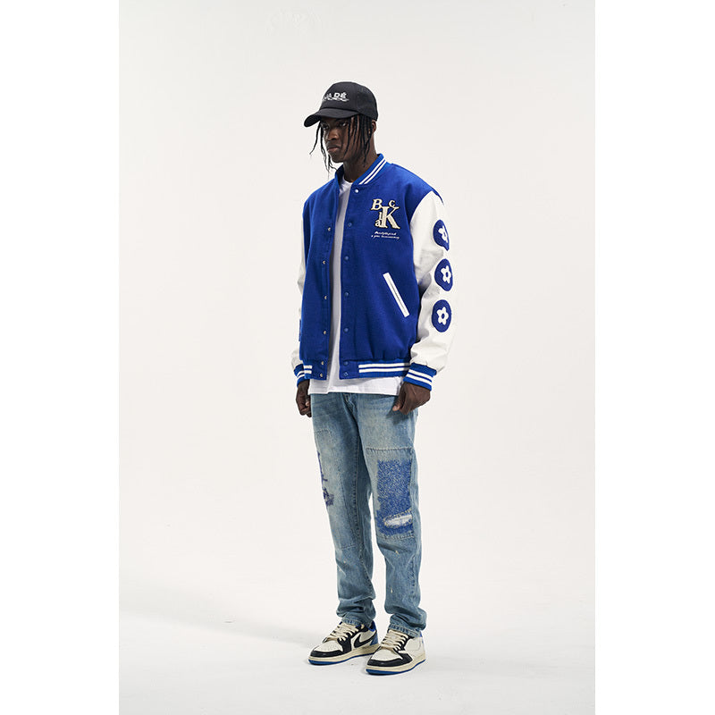 Men’s Loose Baseball Jacket High Street Coat