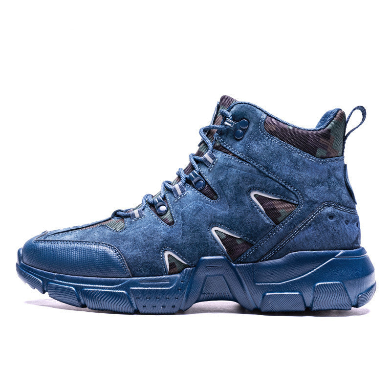 Men’s outdoor mountaineering shoes - Deep blue / 45