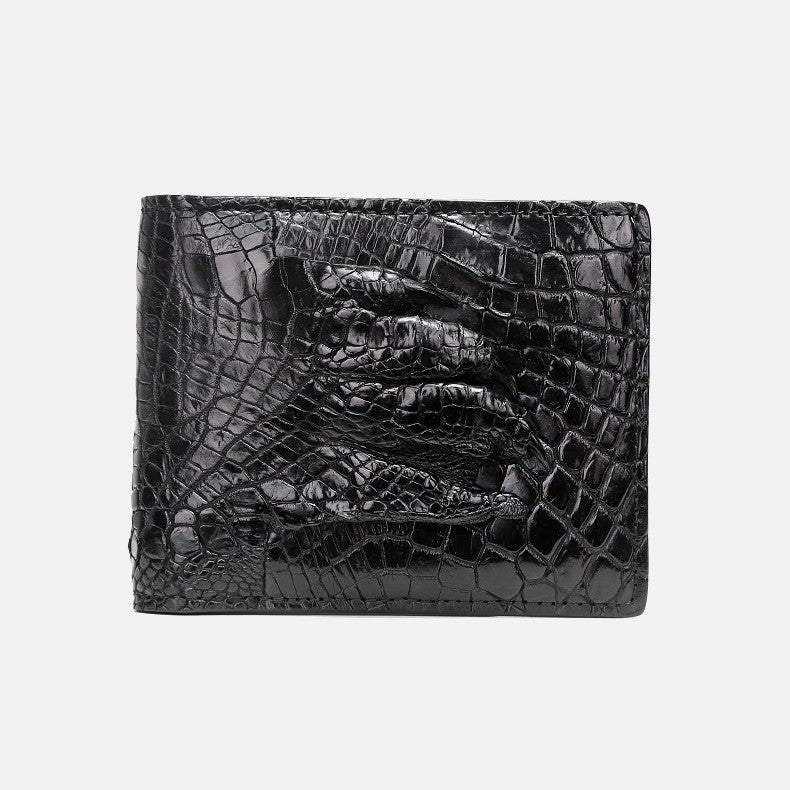 Men’s Real Leather Wallet Short Version - Black