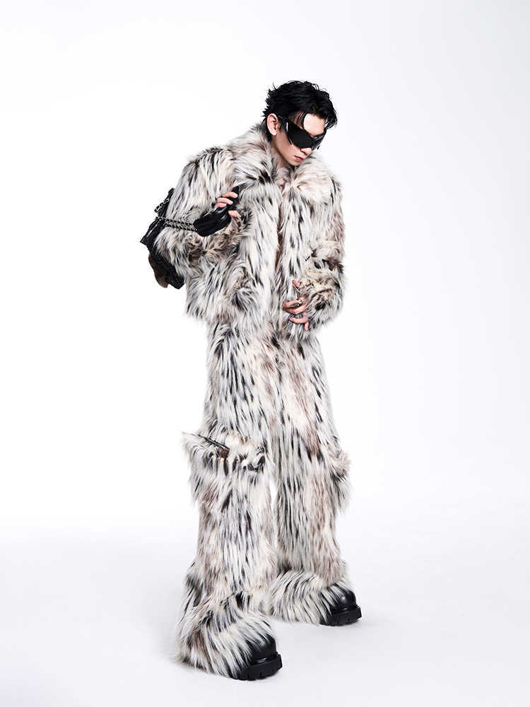 Men’s Short Autumn And Winter Imitation Fur