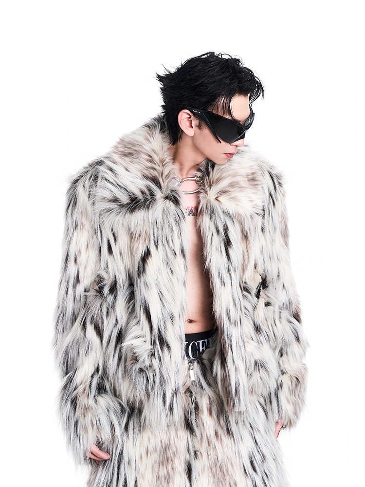 Men’s Short Autumn And Winter Imitation Fur