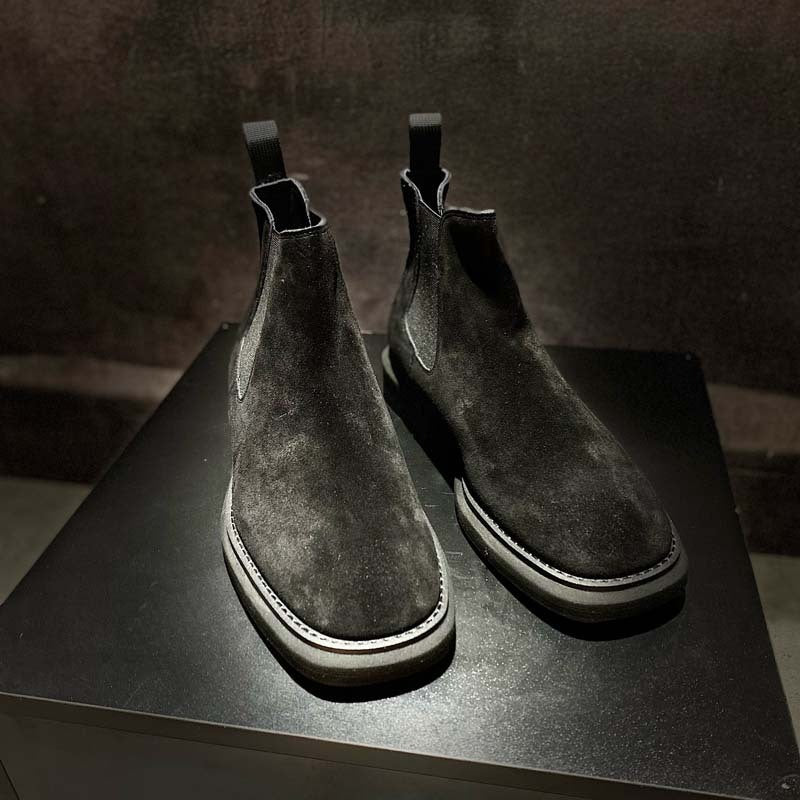 Suede Chelsea boots from Men’s Style Vintage Leather Martin Boots, perfect for luxury fashion for all