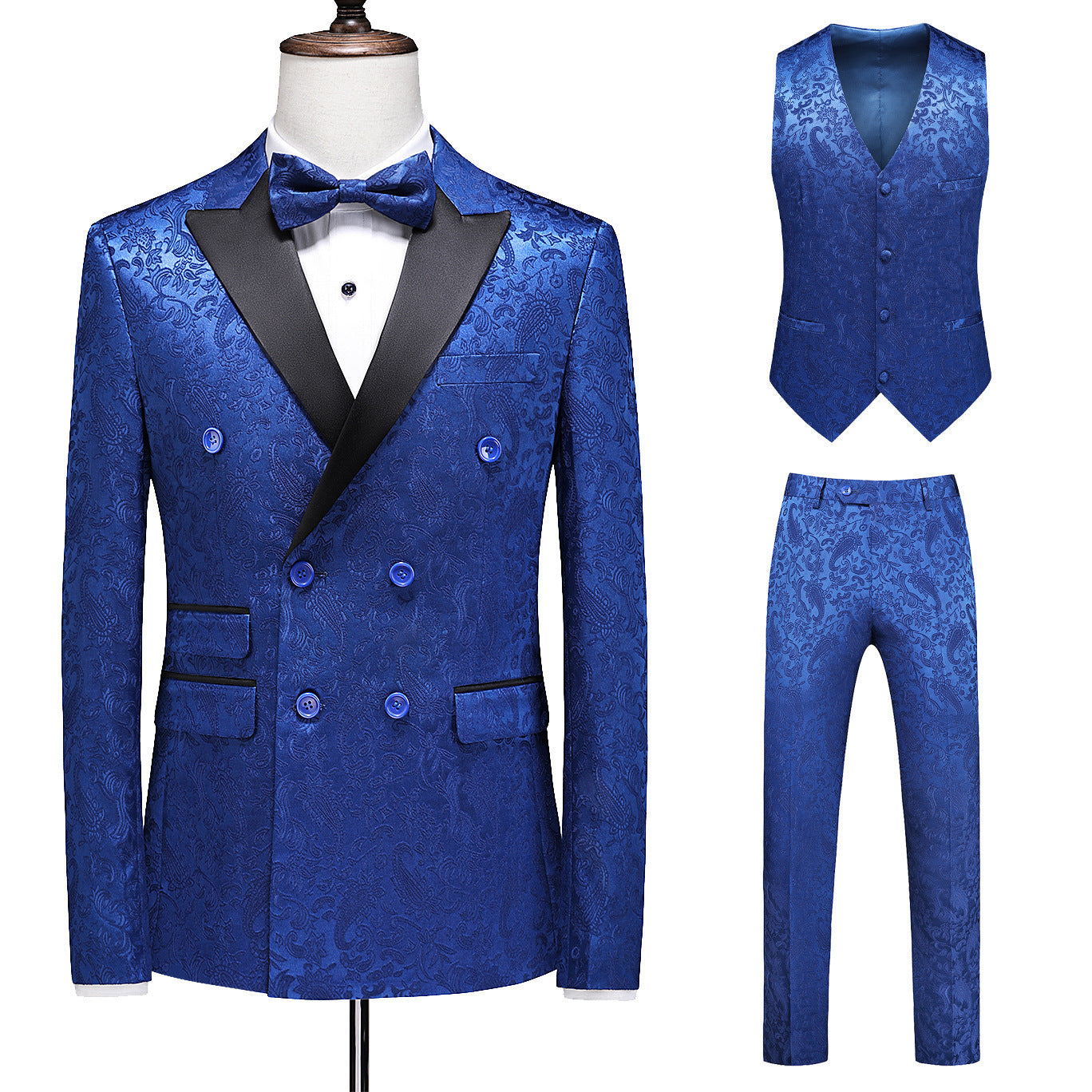Men’s Suit Slim Fit Business Three-piece Suit
