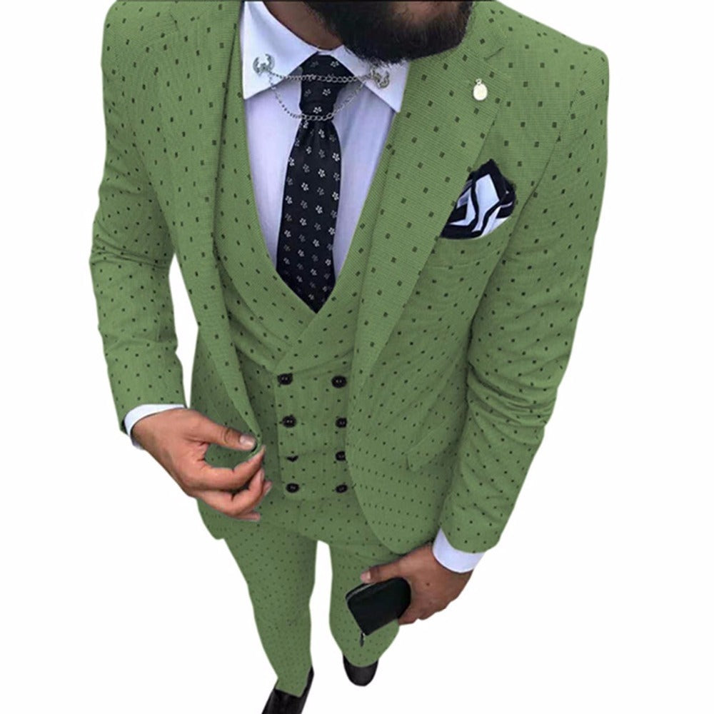Men’s three-piece suit - Light Green / S