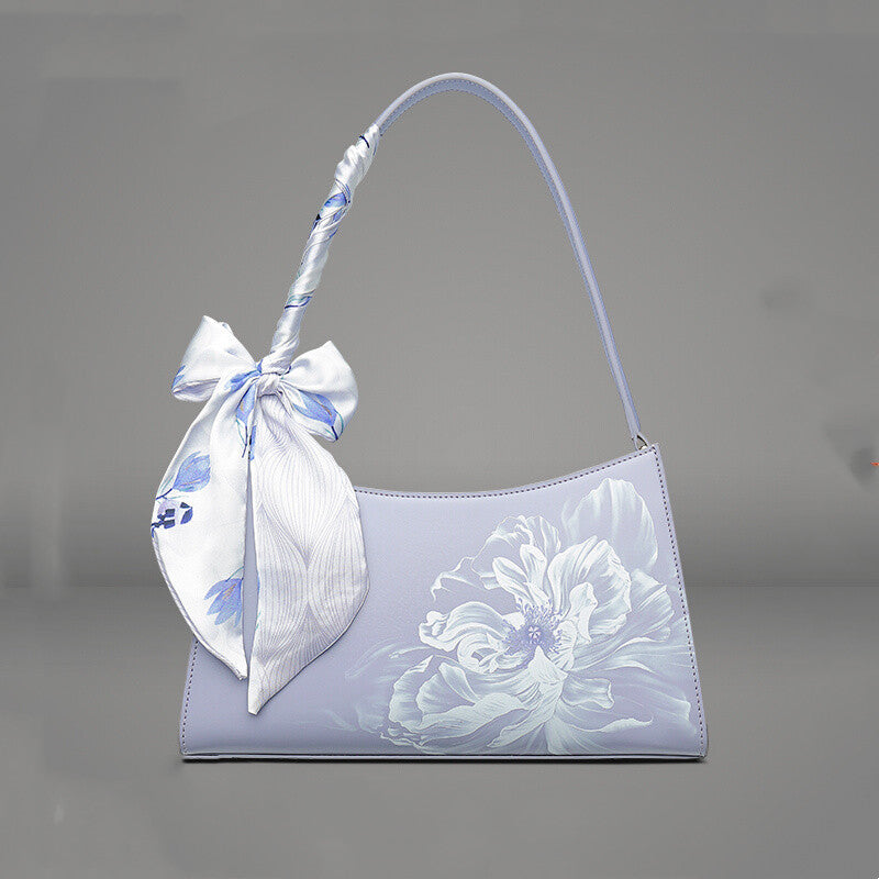 Mid Autumn Festival Handbags For Teachers And Future Elders And Mother - Purple