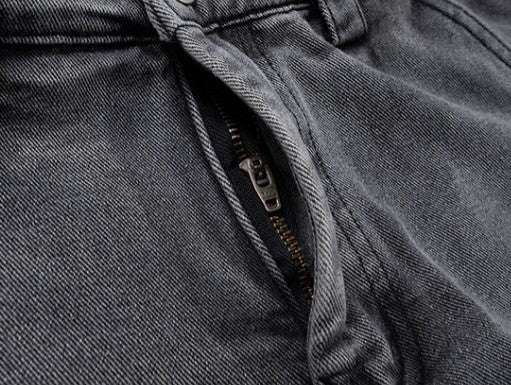 Men’s Double Layer Stitching Ruffle Straight-leg Trousers