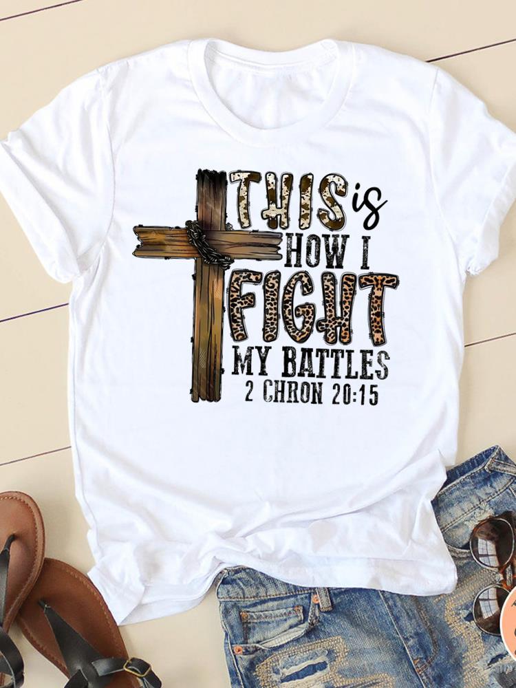 Letter Style Cute Sweet Short Sleeve Fashion Women Print - SN35242 / XS