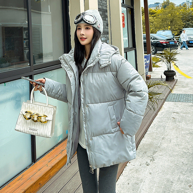 Women’s Mid-length Thickened Minority Fashion Temperament Cotton-padded Jacket