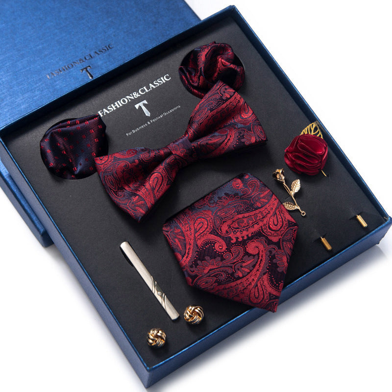 Tie 8-piece Set Formal Suit Men - LB245