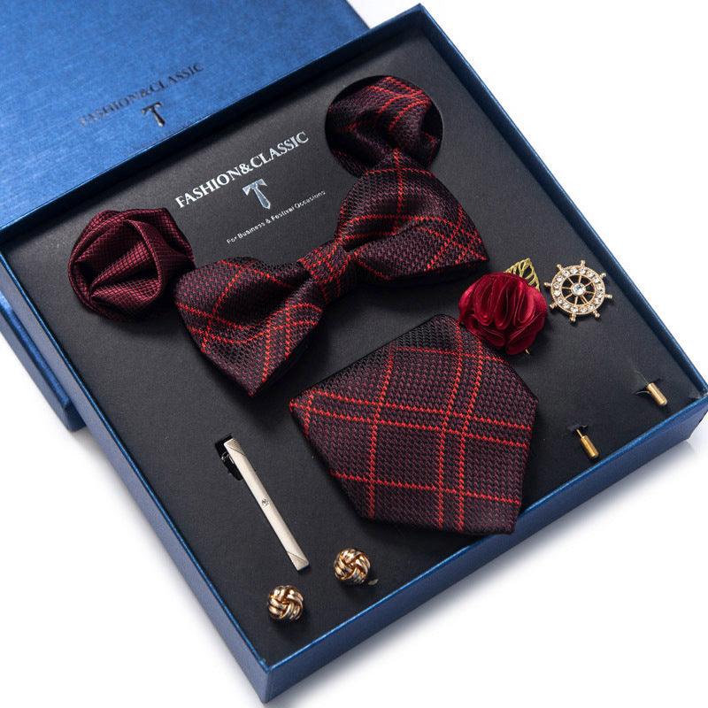 Tie 8-piece Set Formal Suit Men - LB246