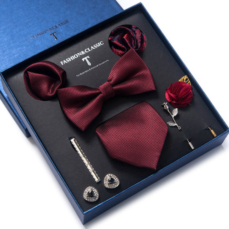 Tie 8-piece Set Formal Suit Men - LB247