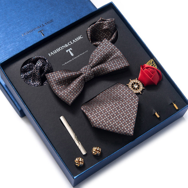 Tie 8-piece Set Formal Suit Men - LB249