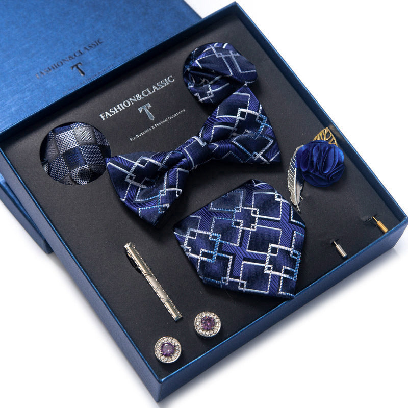 Tie 8-piece Set Formal Suit Men - LB253