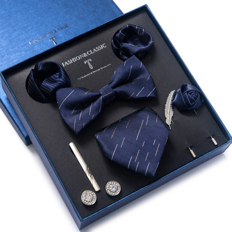 Tie 8-piece Set Formal Suit Men - LB256