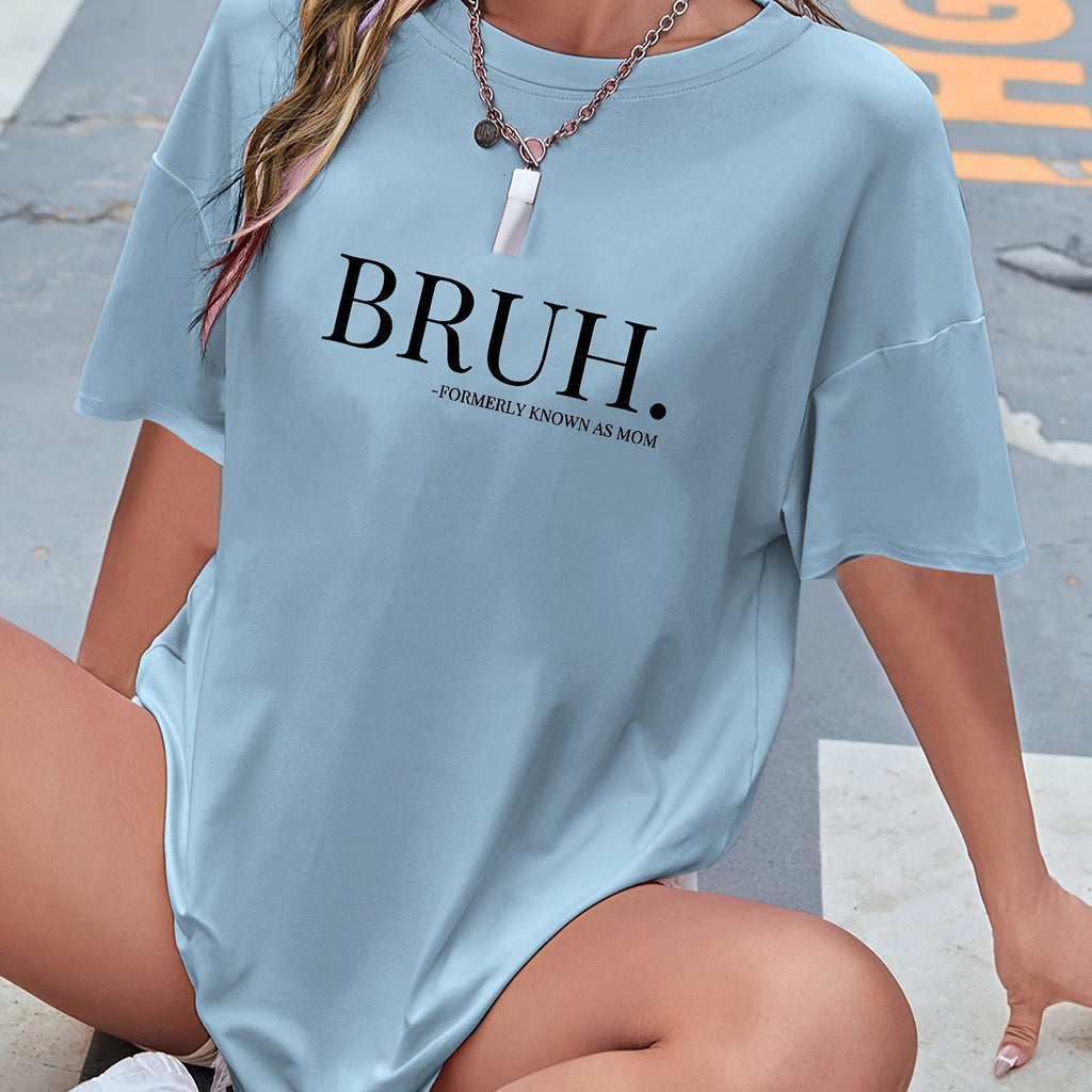 Monogramed Crewneck Sports T-shirt - Water Blue / XS