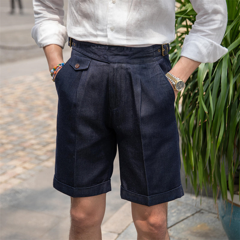 Vintage Denim Neapolitan Shorts Gent - Navy Blue / M