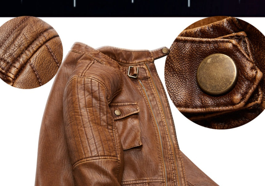New men’s leather clothing