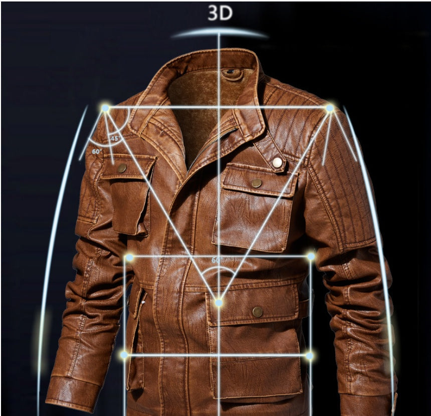 New men’s leather clothing
