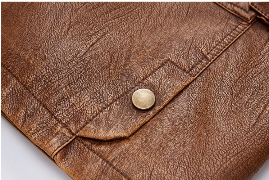 New men’s leather clothing