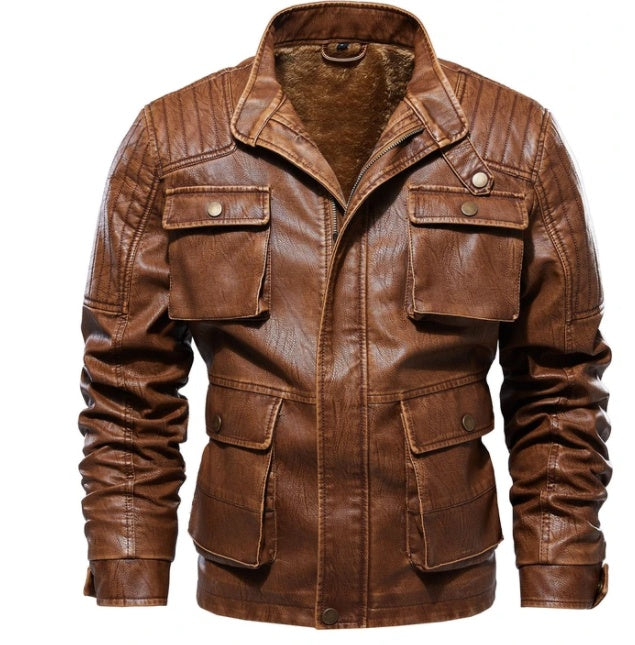 New men’s leather clothing