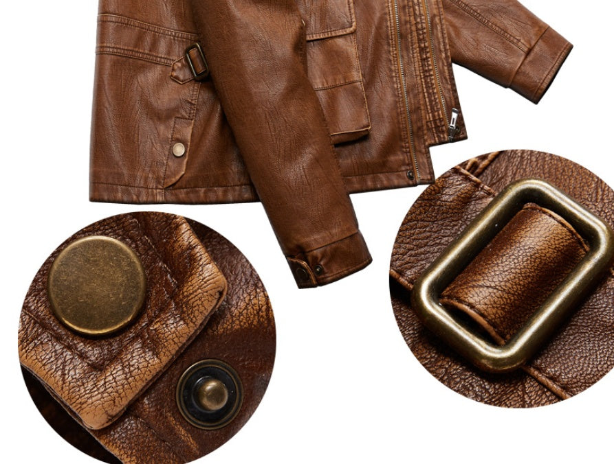 New men’s leather clothing