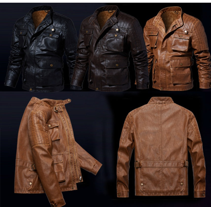 New men’s leather clothing