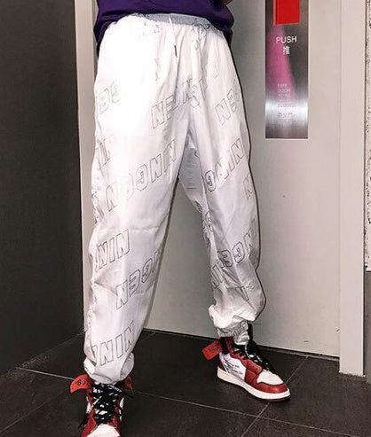 Men’s Casual And Comfortable Sports Pants - White / M