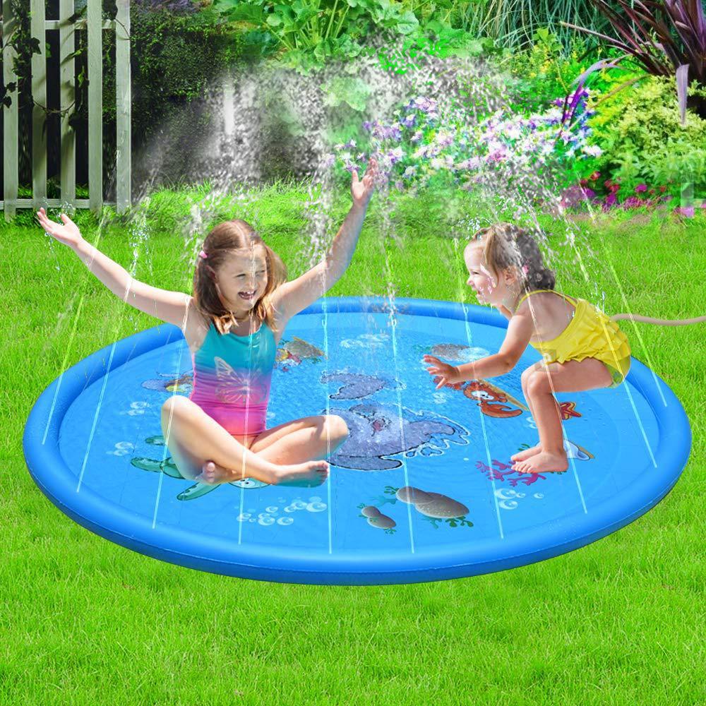 Durable Children’s Water Spray Pool Mat Splash Sprinkle Play Pad Mat