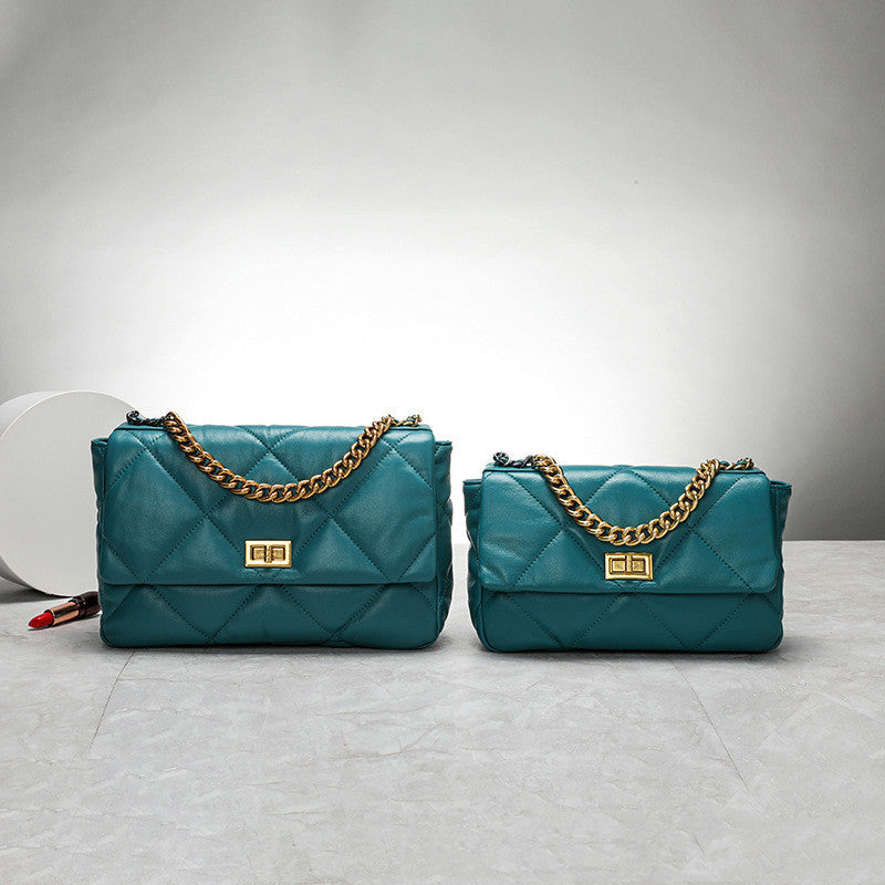 Original Blue Chain Bag Distribution Explosion - Malachite Green / Large