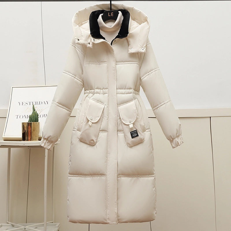Plus Size Cotton-padded Clothes Women’s Clothing Overknee Long